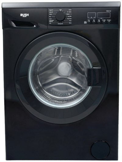 Bush - WMNS714B 7KG 1400 Spin - Washing Machine - Black
